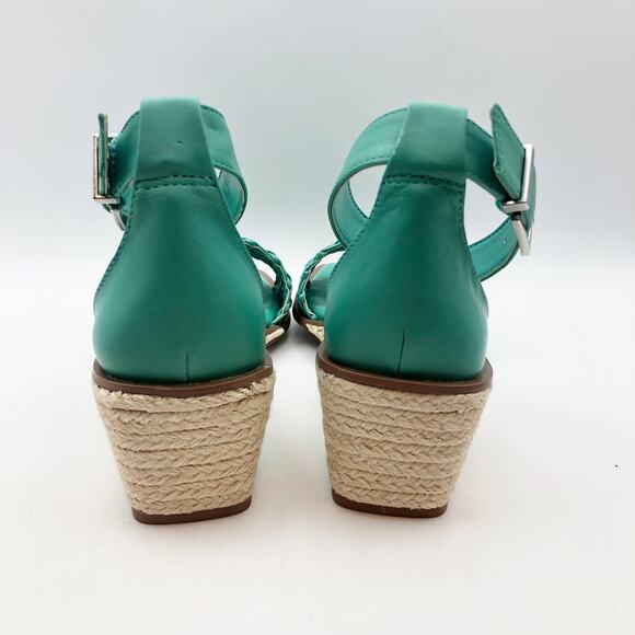 Vince Camuto Womens Bretandi Espadrille Wedge Heel Sandals Size 7.5 Ocean NIB - Picture 8 of 11